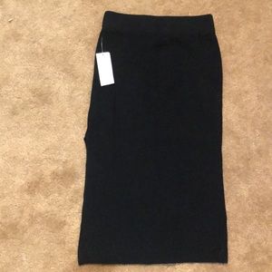 90s Sweater Midi Skirt with Side Slit - Abercrombie